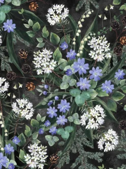 HELLEmekko (Metsäkylpy sininen / hiilenmusta trikoo)
