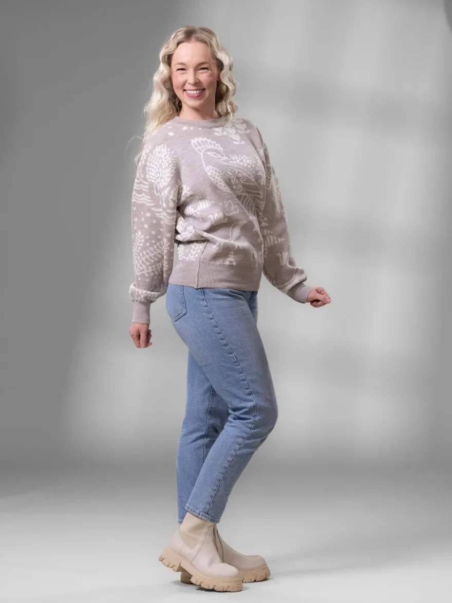 SIELULINTUneule (beige / luonnonvalkoinen merinovilla)